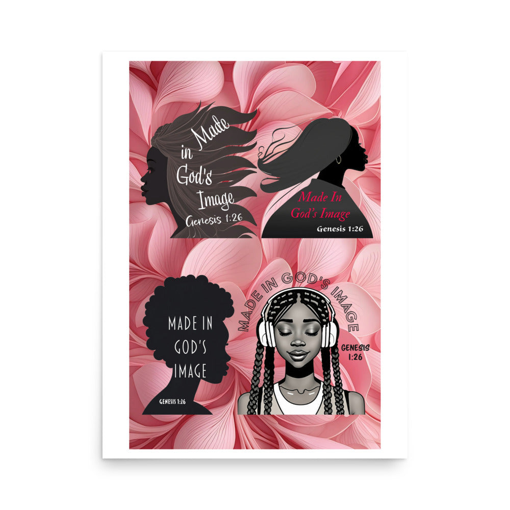 C101 - Poster - God-Sisters - Pink Background