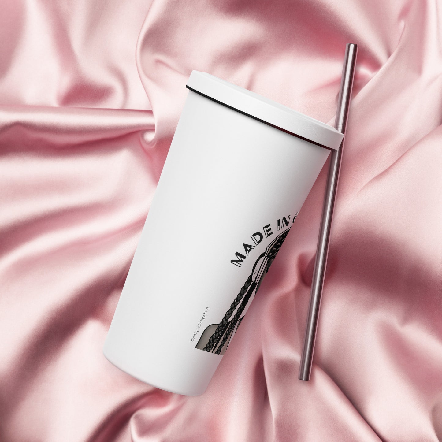 Melody - Insulated Tumbler With Straw - Multiple Colors