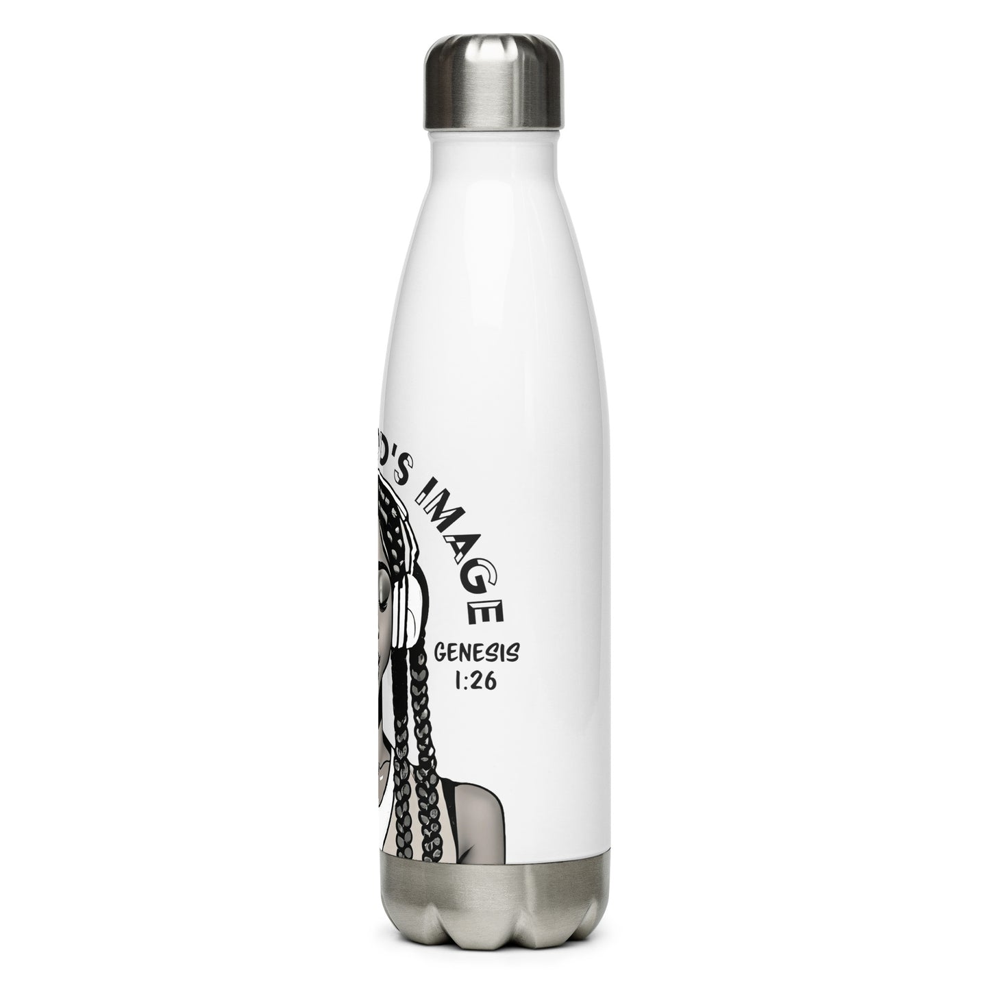 Melody - Stainless Steel Water Bottle - White