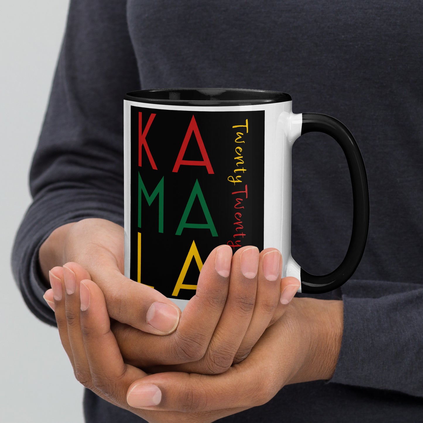 Z-A Limited-Edition Ceramic Mug – Celebrate History – Handles in Multiple Colors - Multicolored Design - Shipping Included