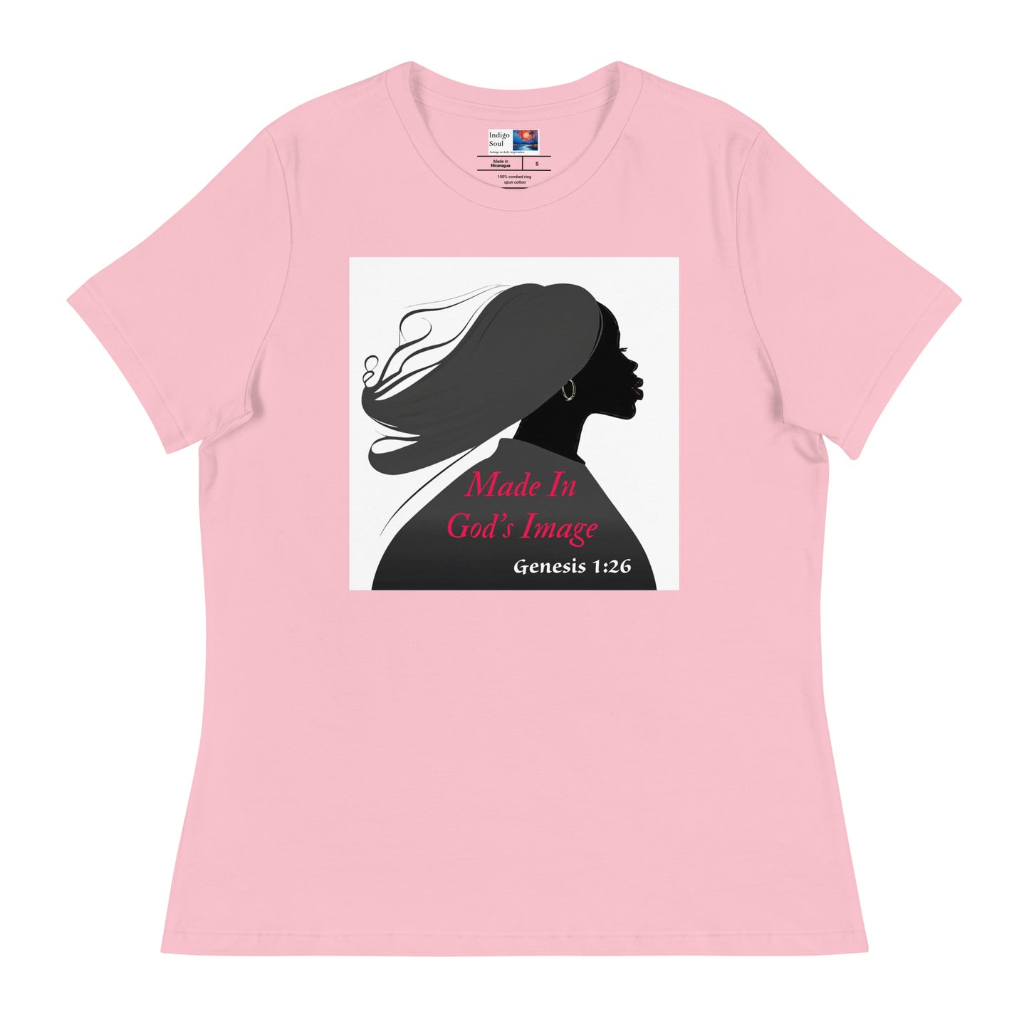Rose - Women's Relaxed T-Shirt - White Background - Multiple Colors