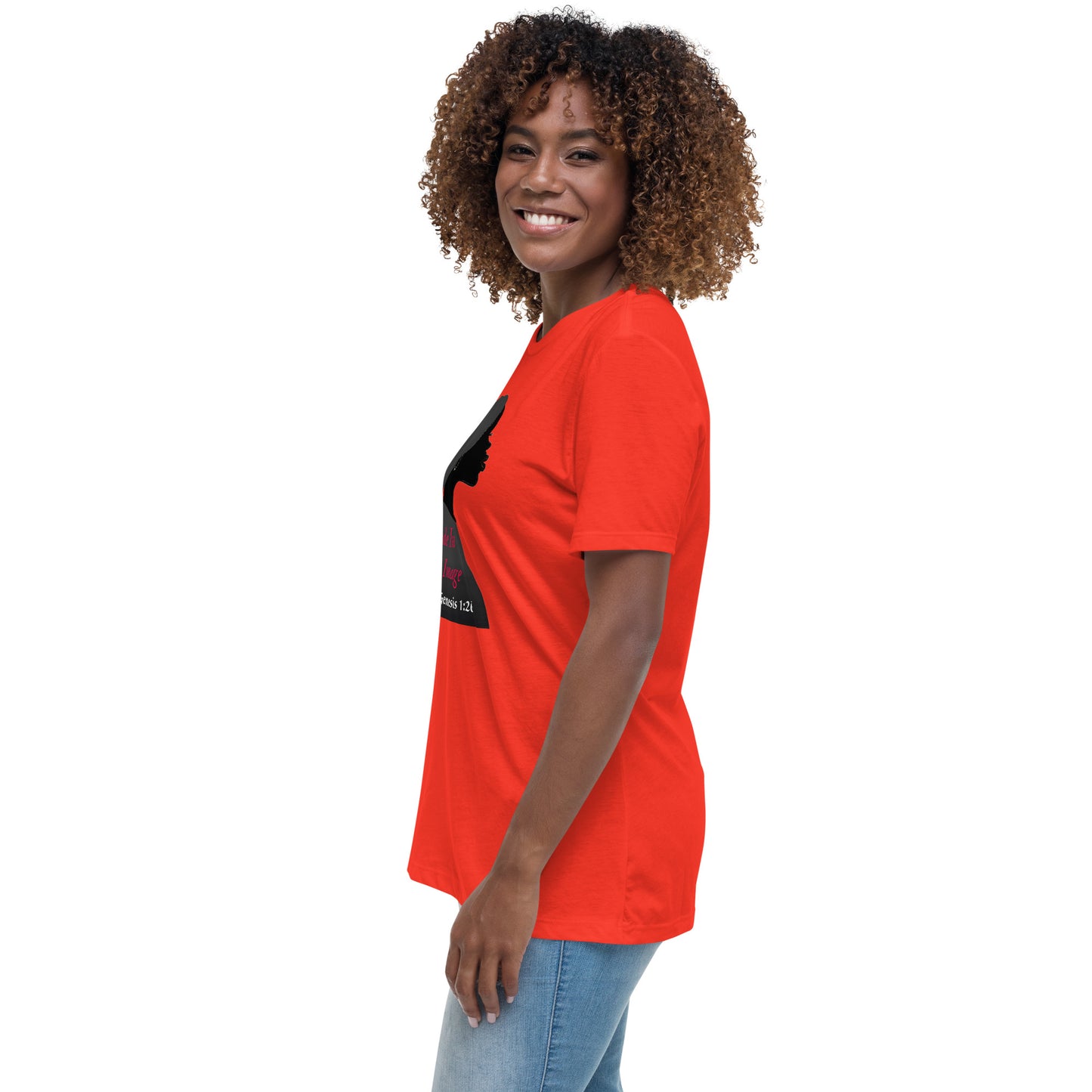 Rose - Women's Relaxed T-Shirt - No Background - Multiple Colors
