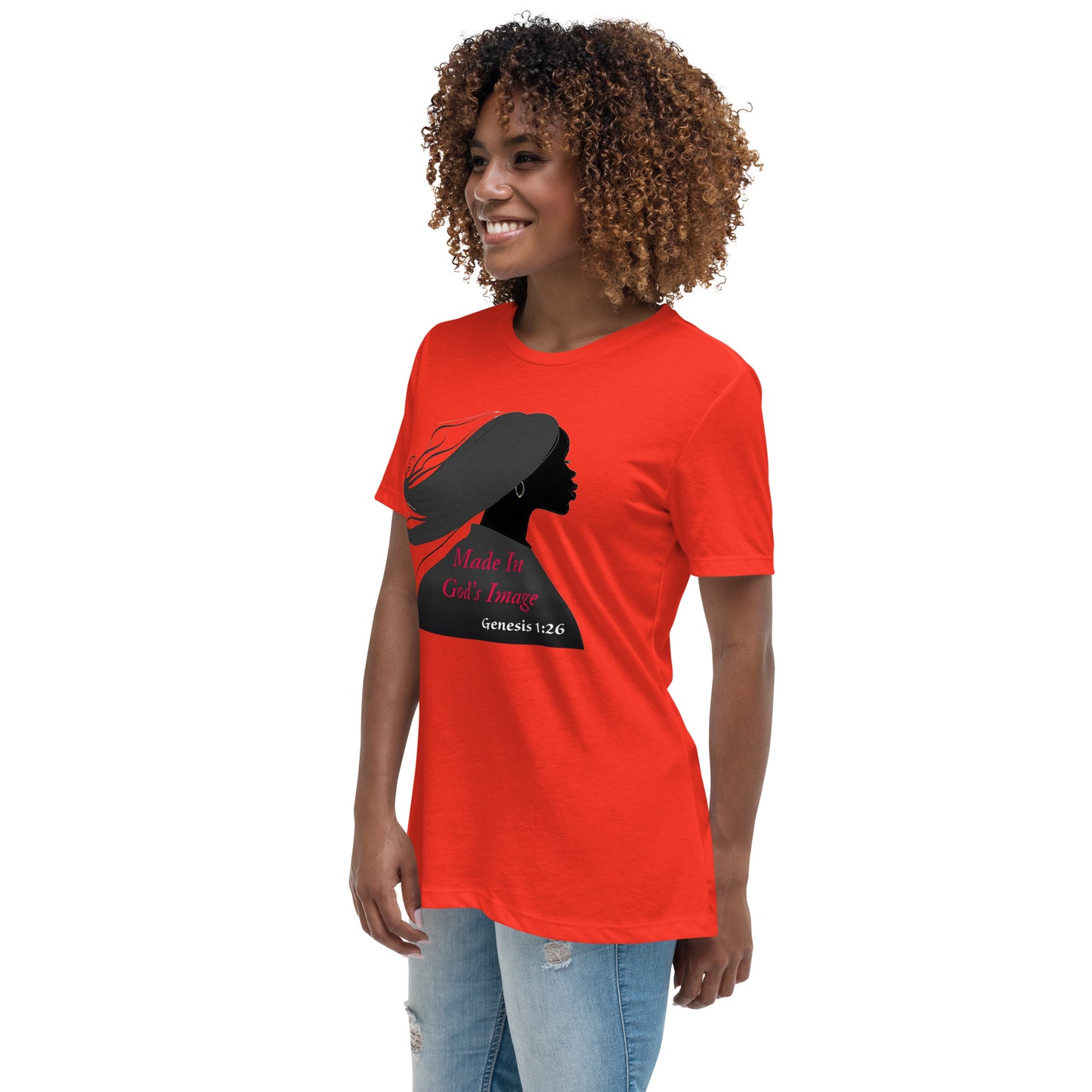 Rose - Women's Relaxed T-Shirt - No Background - Multiple Colors