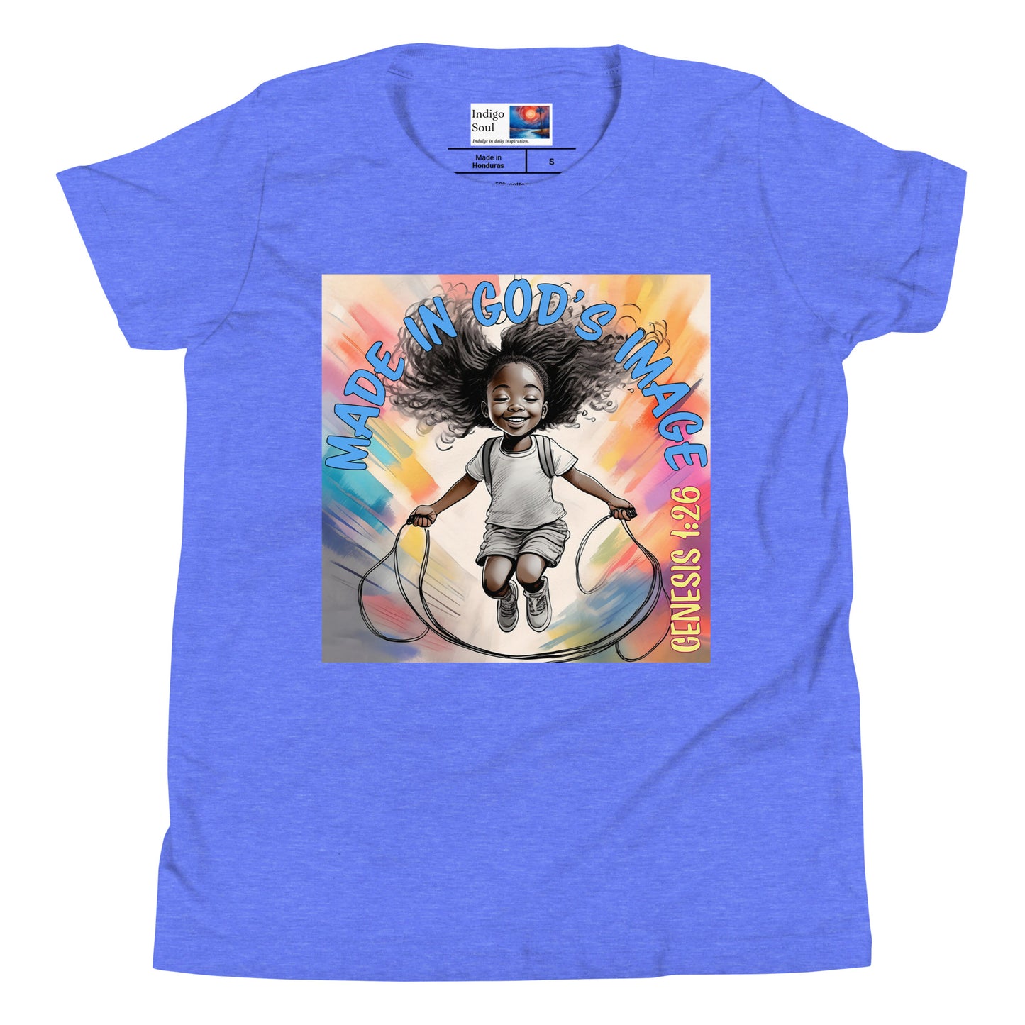 Jumping with Faith - Girl's Short Sleeve T-Shirt - Multiple Colors