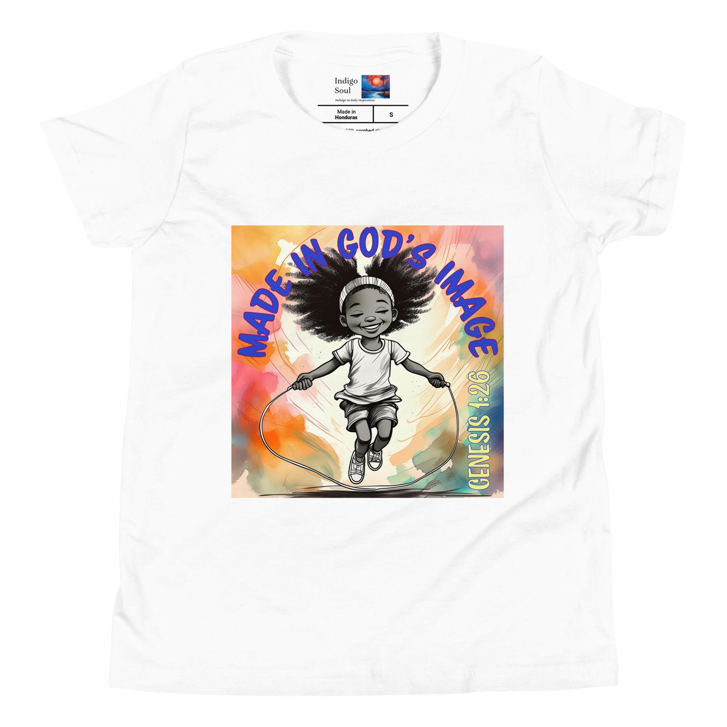 Jumping with Hope - Girl's Short Sleeve T-Shirt - Multiple Colors