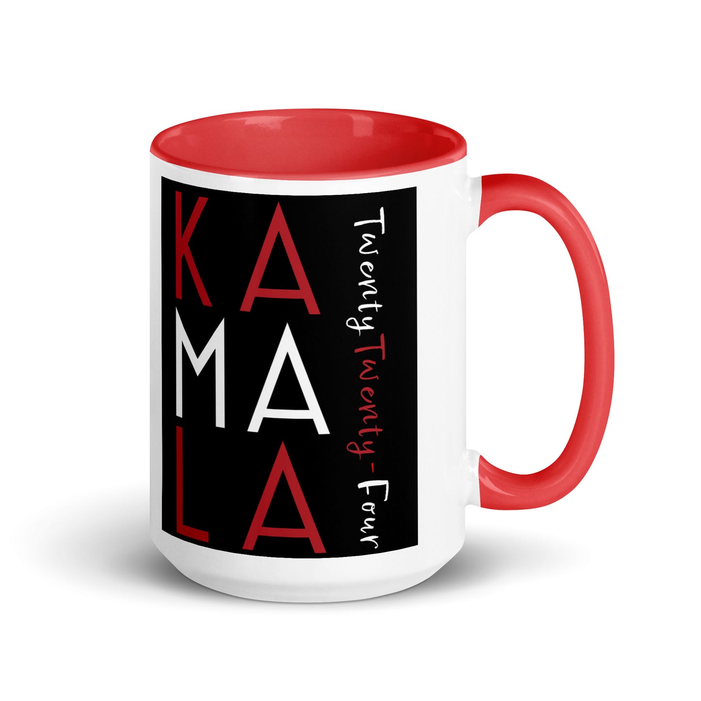Z-A Limited-Edition Ceramic Mug – Celebrate History – Handles in Multiple Colors – Red/White Design - Shipping Included