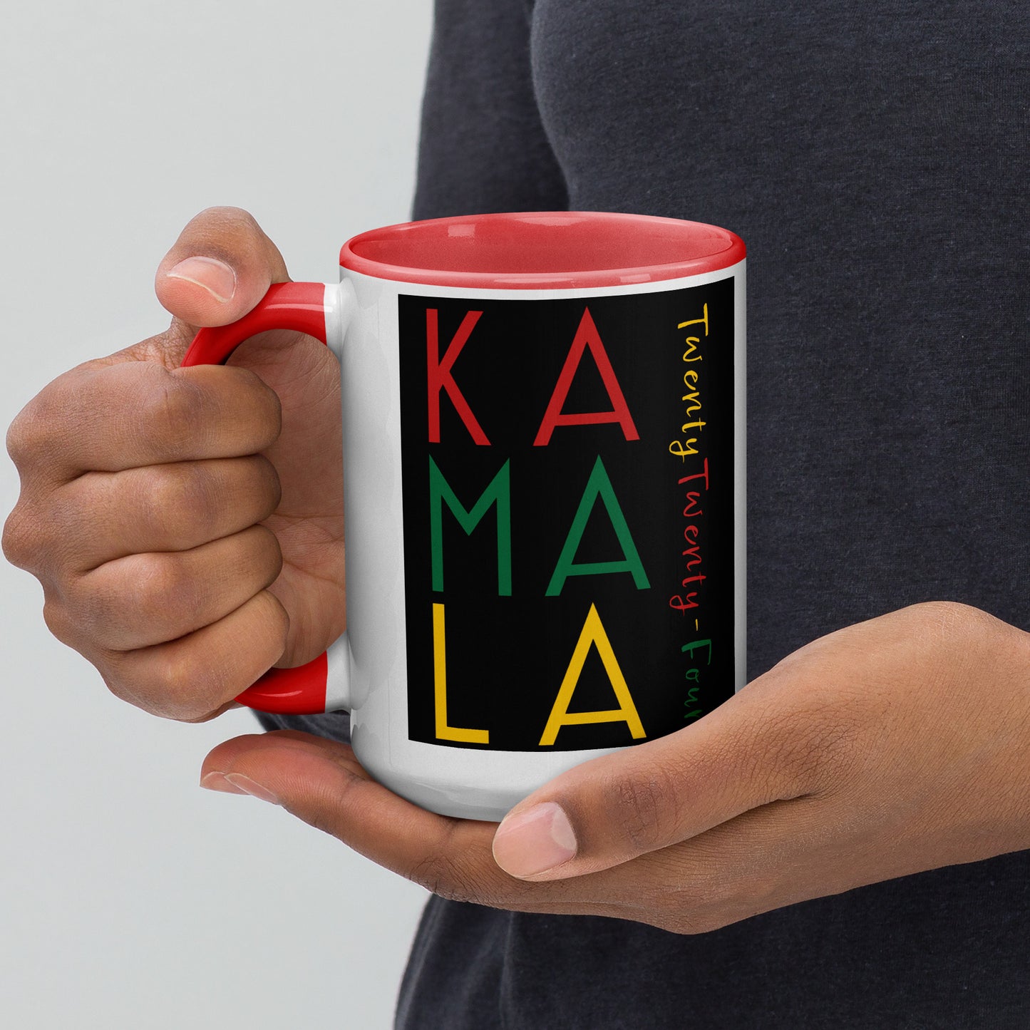 Z-A Limited-Edition Ceramic Mug – Celebrate History – Handles in Multiple Colors - Multicolored Design - Shipping Included