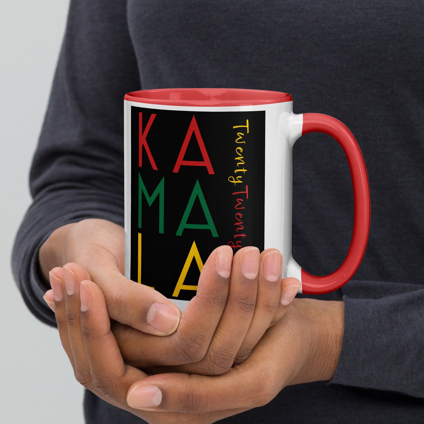 Z-A Limited-Edition Ceramic Mug – Celebrate History – Handles in Multiple Colors - Multicolored Design - Shipping Included